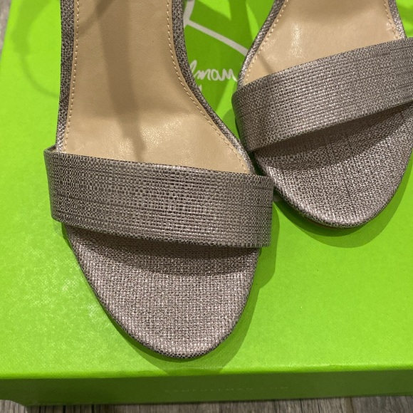 Sam Edelman Pewter Metallic Heels - Picture 2 of 6
